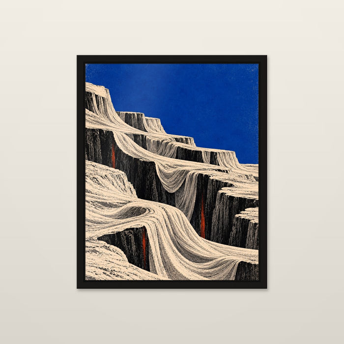 Draped Canyon, shown at 8 x 10 in / Unframed