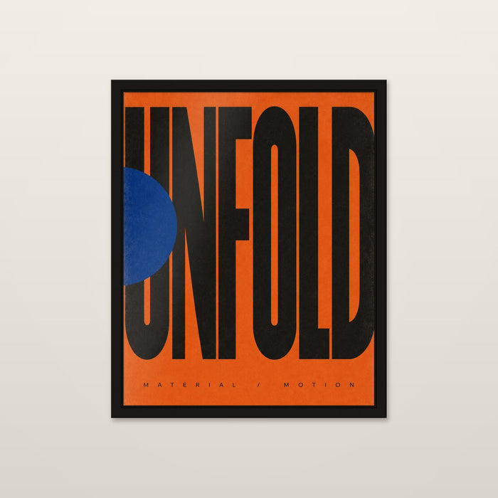 Unfold, shown at 8 x 10 in / Unframed