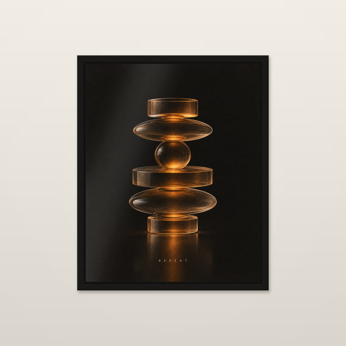 Repeat, shown at 8 x 10 in / Unframed