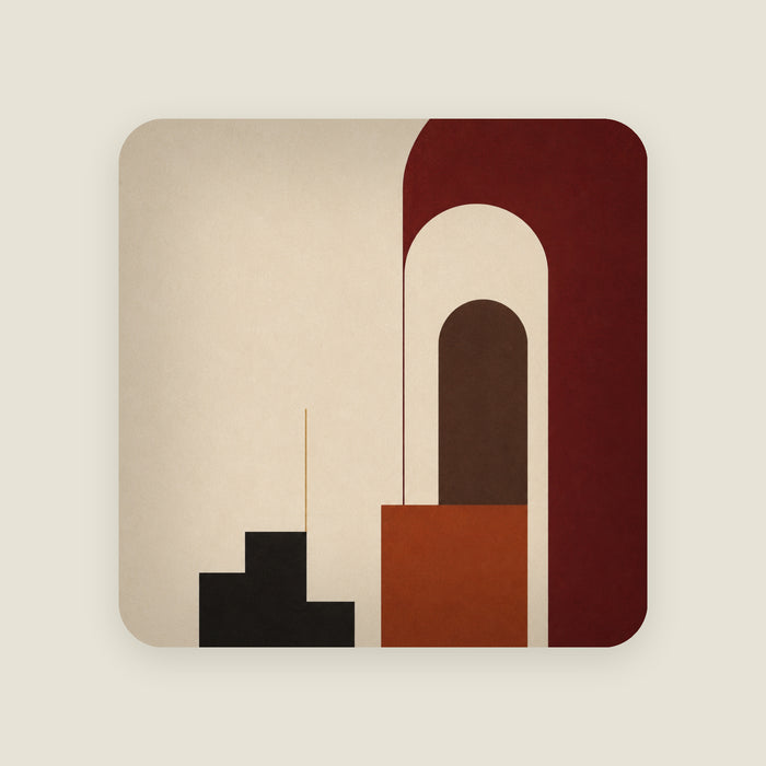 Quiet Geometry No. 2 Cushion, shown at 24 x 24 in (610 x 610 mm)