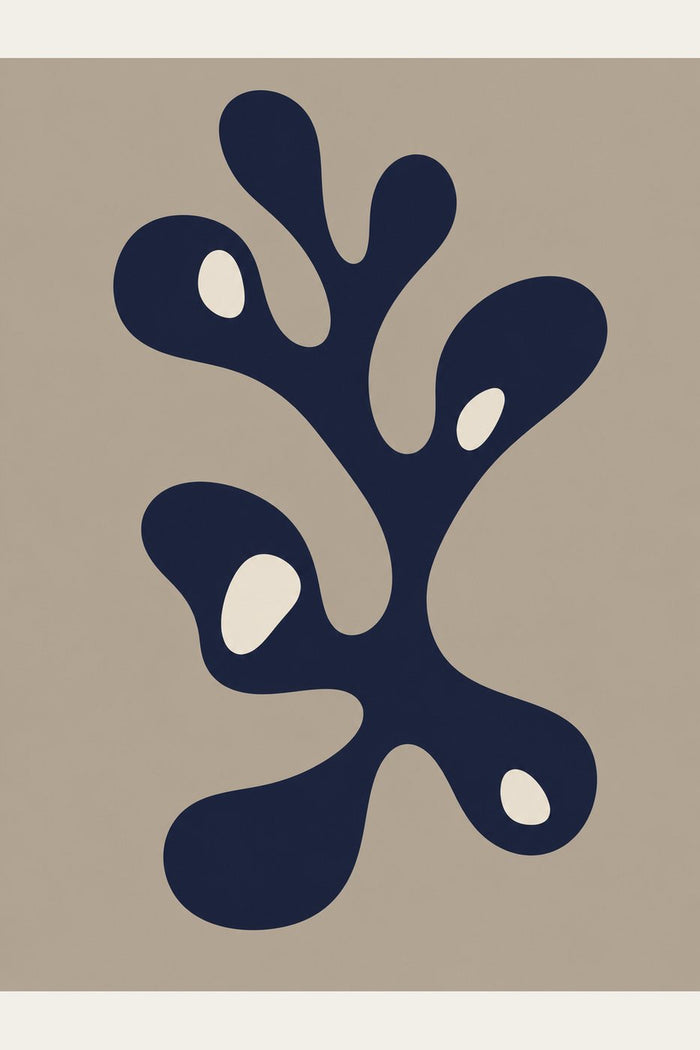 Biomorphic Coral, the unframed sheet
