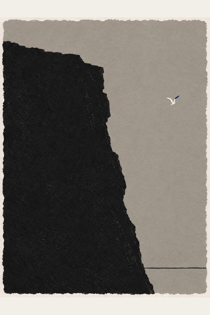 Black Cliff — art print, unframed