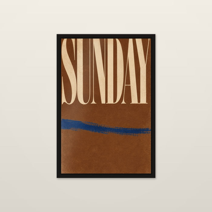Sunday, shown at 8 x 12 in / Unframed