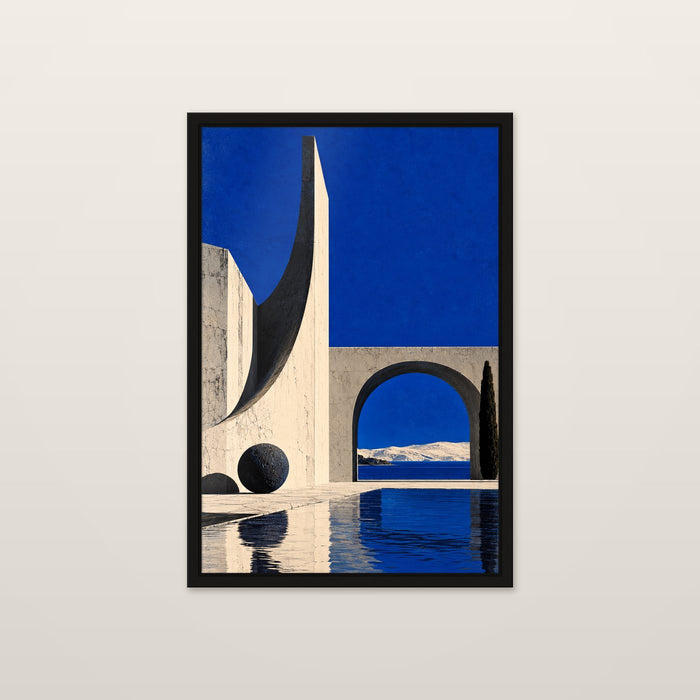 Pool and Sphere, shown at 8 x 12 in / Unframed