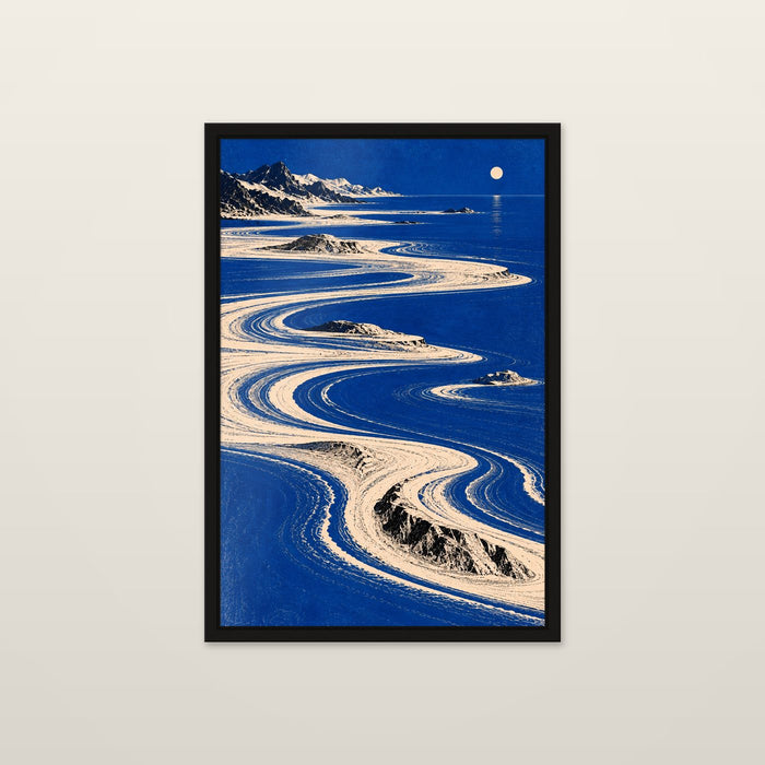 Inlets, shown at 8 x 12 in / Unframed