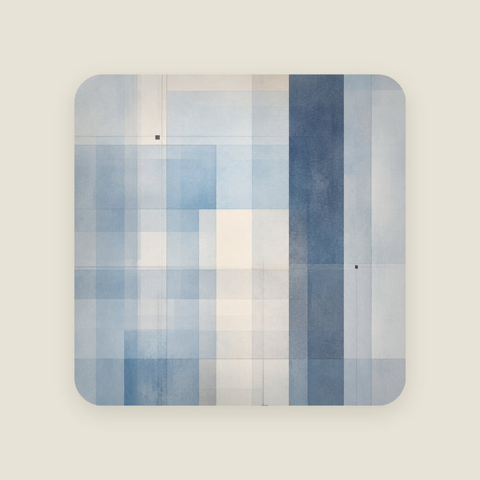 Blue Hour Grid Cushion, shown at 24 x 24 in (610 x 610 mm)