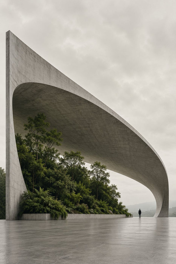 Monumental Canopy, the unframed sheet