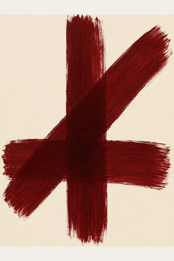 Oxblood Crossroads, the unframed sheet