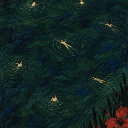 Night Swimmers, the unframed sheet.