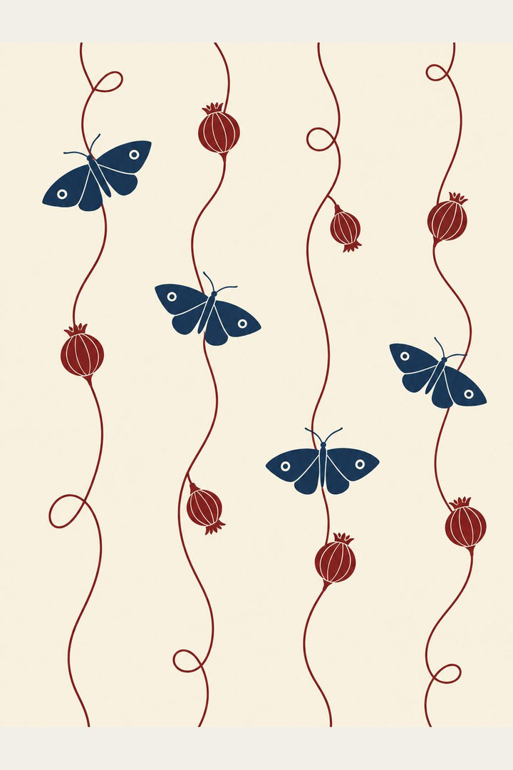 Vines and Moths, the unframed sheet