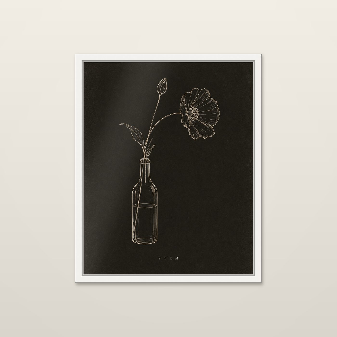 Stem by OVREL in a white frame.
