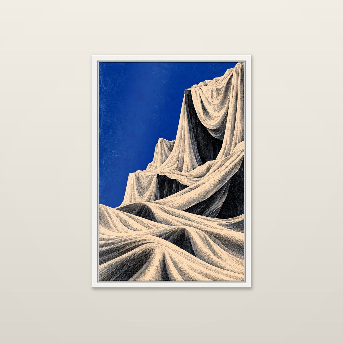 Monument by OVREL in a white frame.