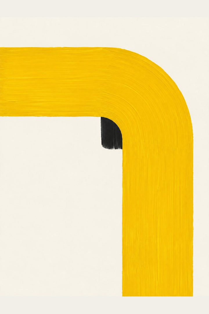 Yellow Curve, the unframed sheet
